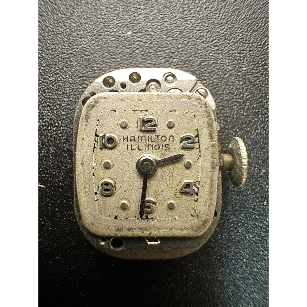 Vintage Hamilton Illinois Normandie‎ Watch Co Swiss Wristwatch Movement